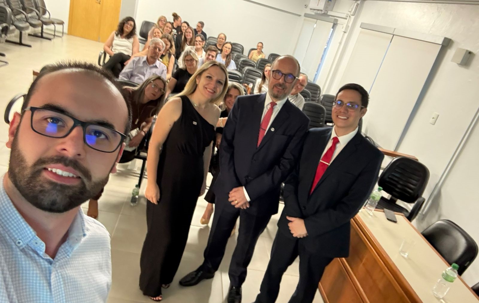 Selfie com o Público presente